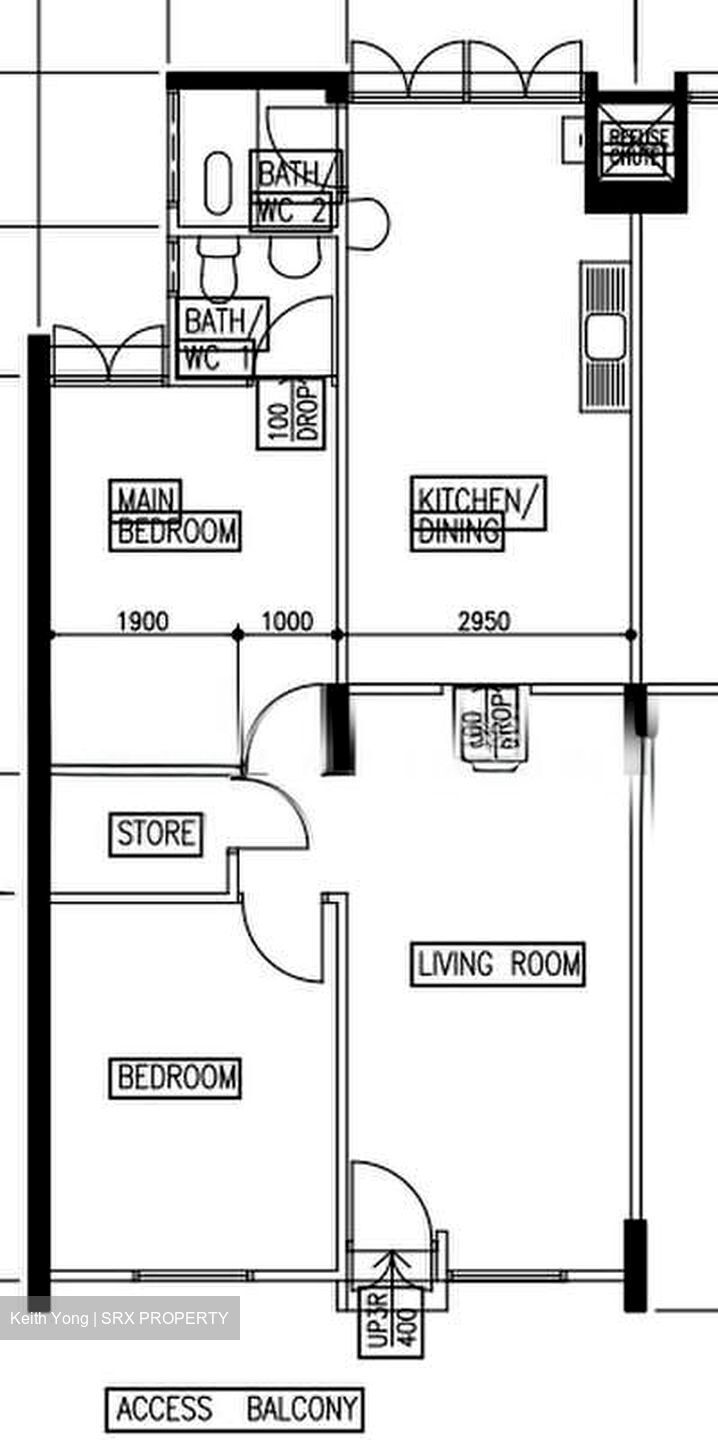 Blk 334 Clementi Avenue 2 (Clementi), HDB 3 Rooms #601039581
